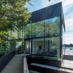 Glass Villa in the lake, Lechlade, United Kingdom By Mecanoo Architecten - Sheet1