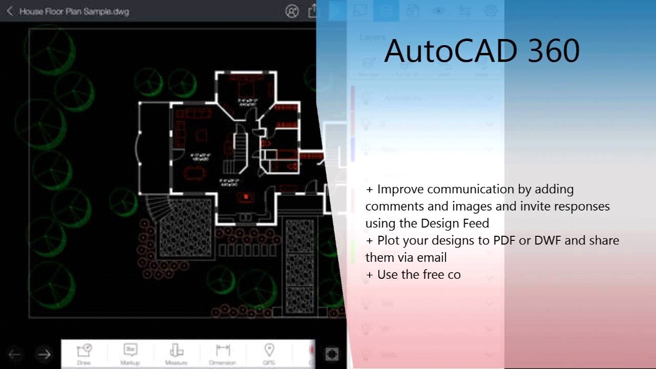 10 Architecture Apps To Try - AutoCAD 360 (iOS/Android)