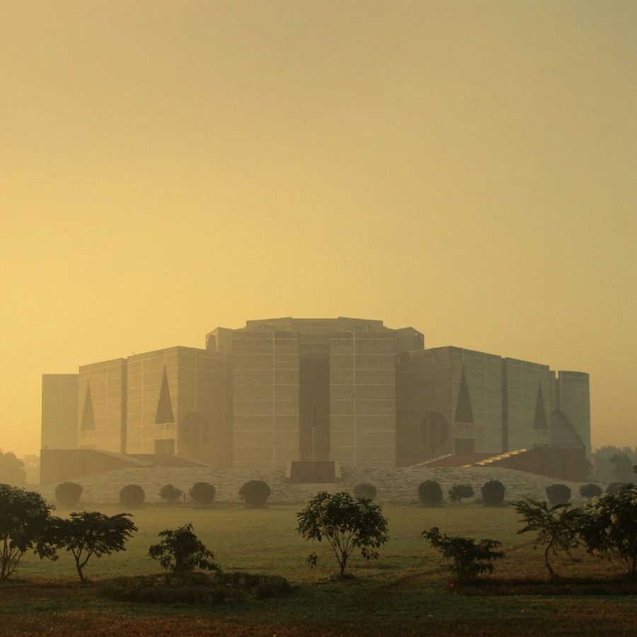 LOUIS KAHN: Commemorating Architects on their Birthdays - Sher-e-Bangla Nagar, Capital of Bangladesh at Dhaka, Bangladesh (1962-83)