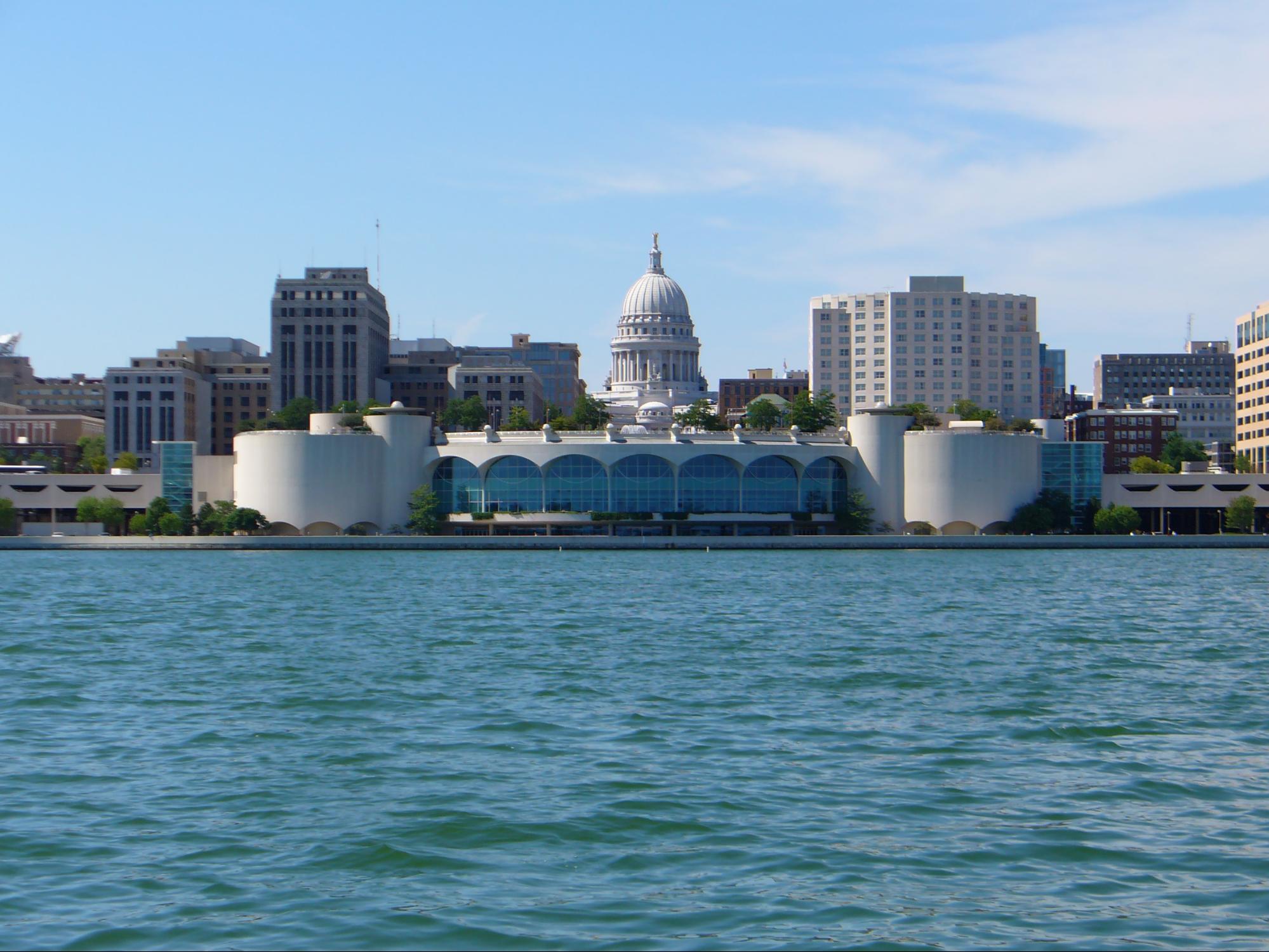 Happy 152nd Birthday Frank! 50 projects by "America’s greatest Architect" (that you can visit) - Monona Terrace Community & Convention Center (1938-59)