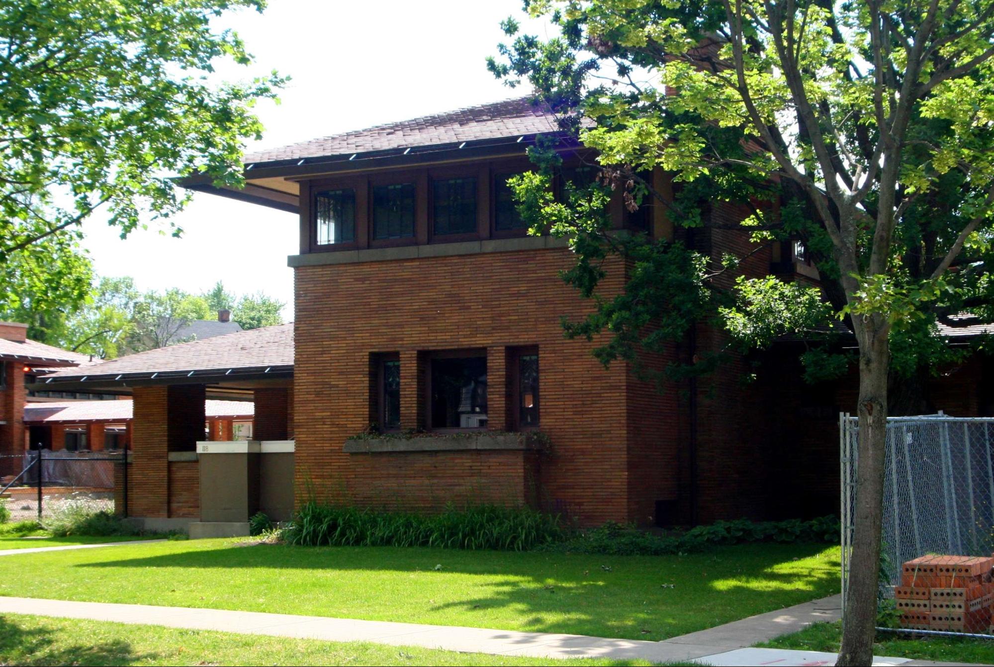 Happy 152nd Birthday Frank! 50 projects by "America’s greatest Architect" (that you can visit) - George F. Barton House (1902)