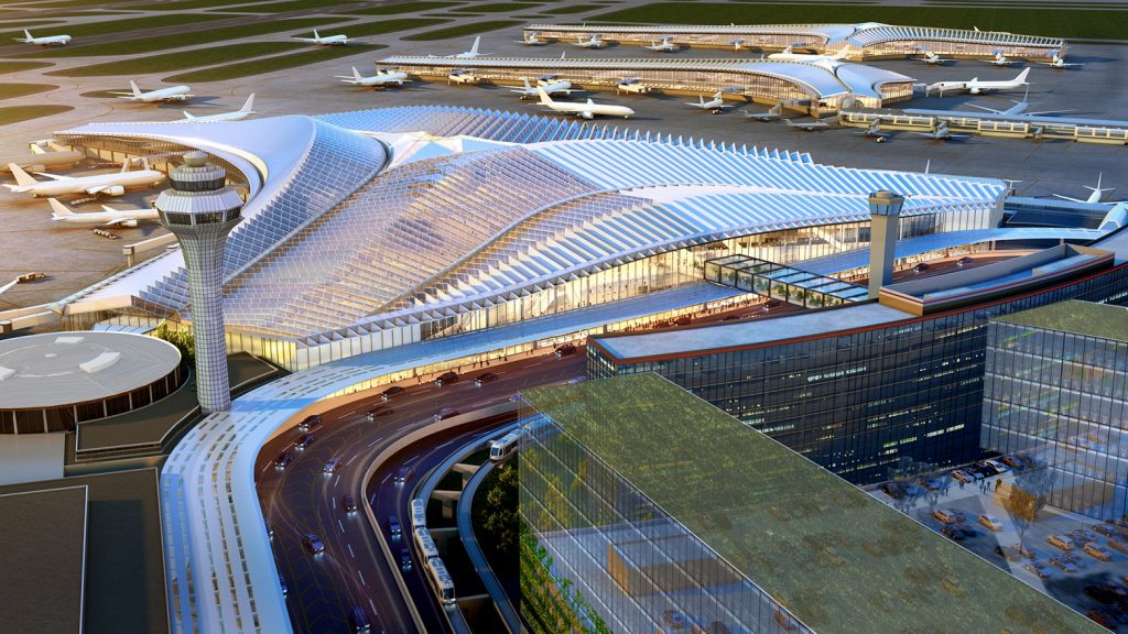 10 Projects by Studio Gang Every Architect should know about - O'Hare Global Terminal and Global Concourse