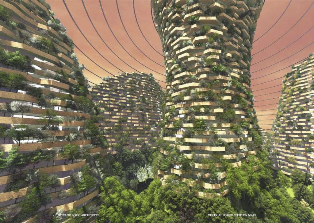  Vertical Forest Seed on Mars 2117