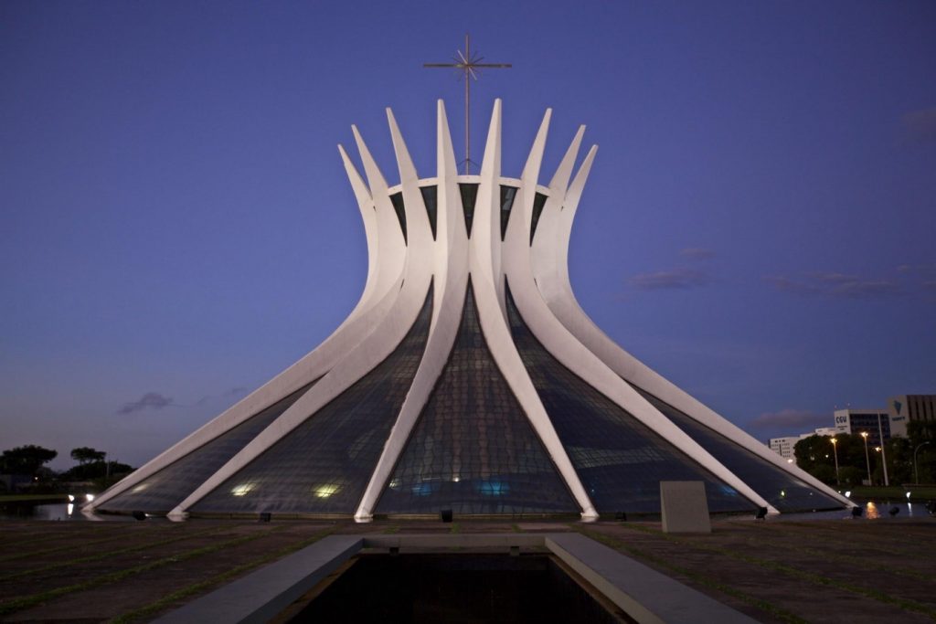 25 Works of Oscar Niemeyer Every Architect should visit - Cathedral of Brasília, Brazil