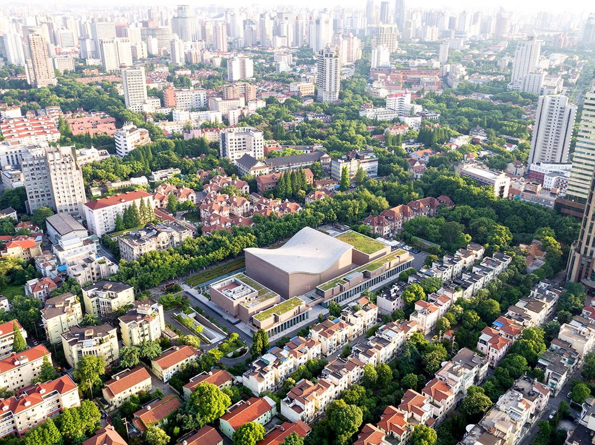15 Works of Arata Isozaki Every Architect should visit - Shanghai Symphony Hall, Shanghai, China