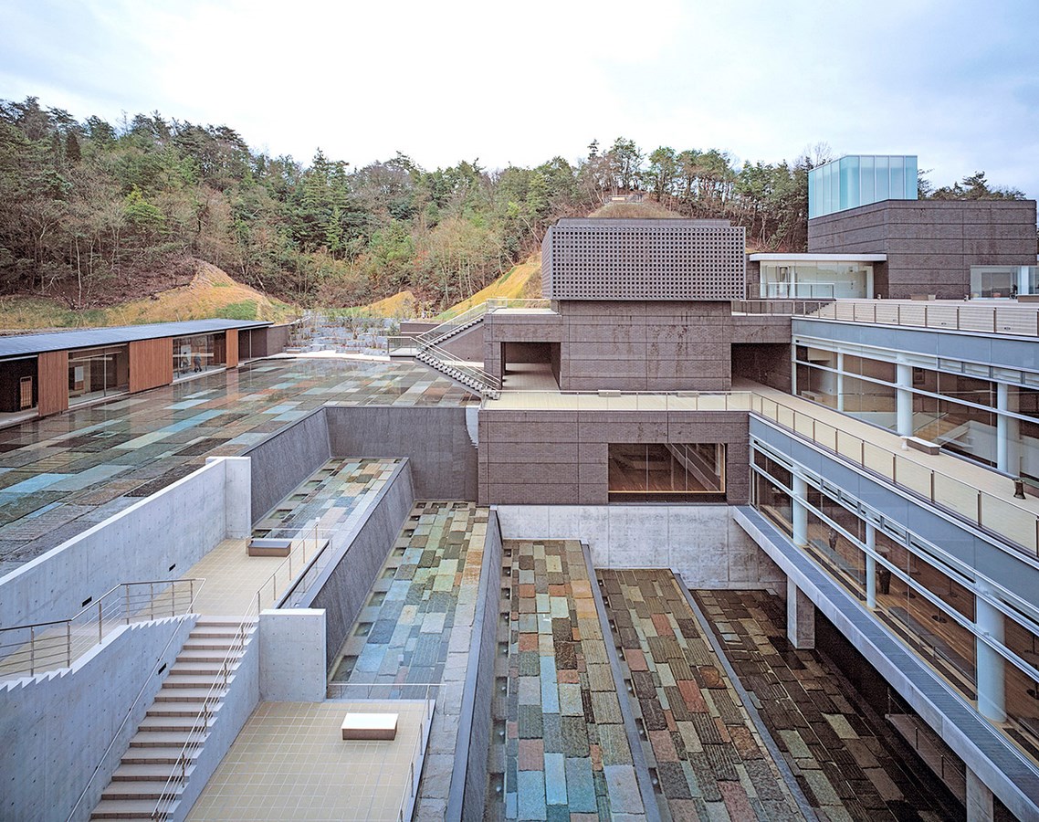 15 Works of Arata Isozaki Every Architect should visit - Ceramic Park Mino, Gifu, Japan