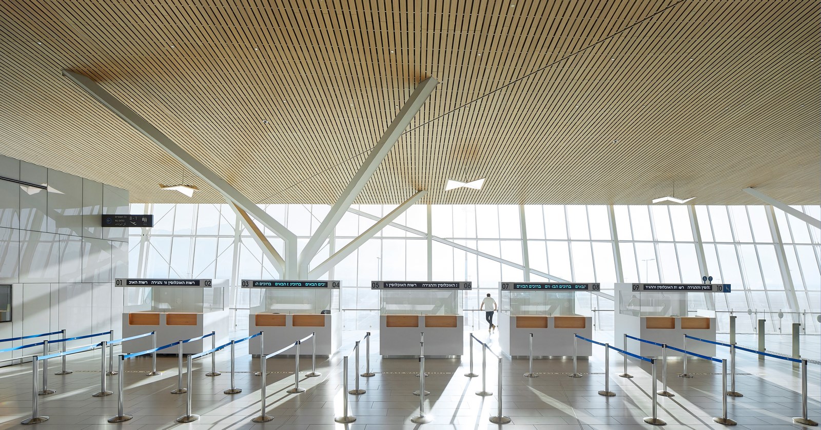 Ilan and Asaf Ramon International Airport by Mann-Ami Shinar Architects + Moshe Zur Architects