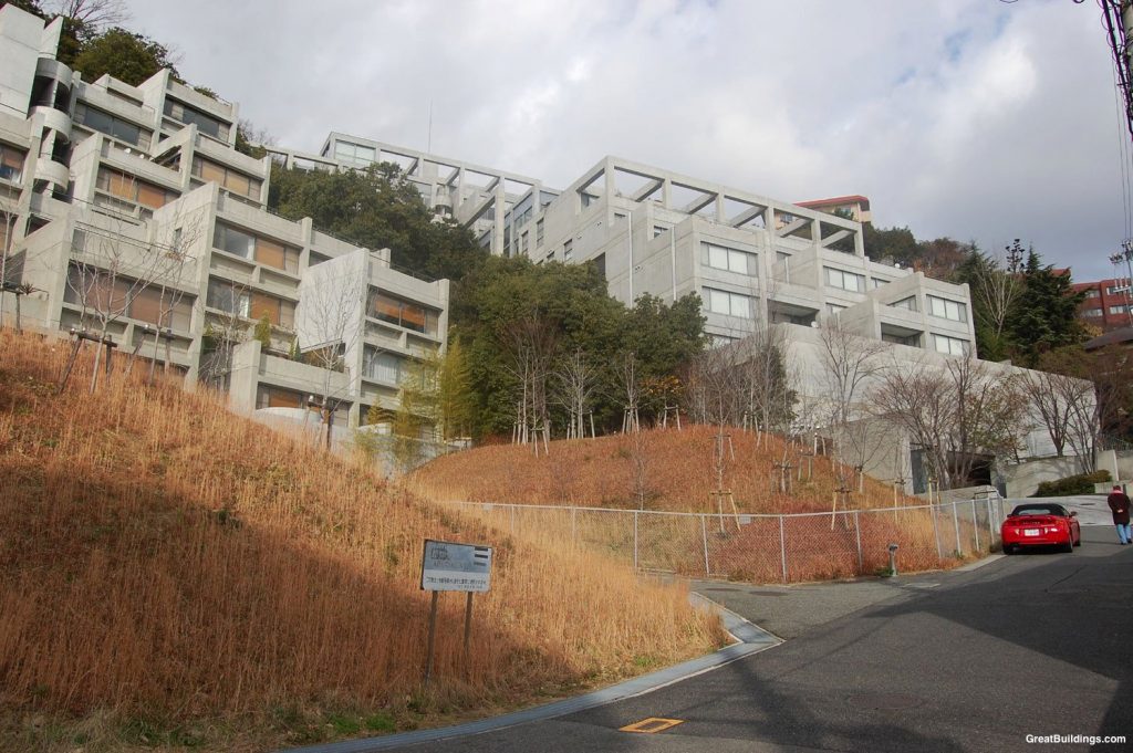 25 Works of Tadao Ando Every Architect should know about - Rokko Housing, Japan