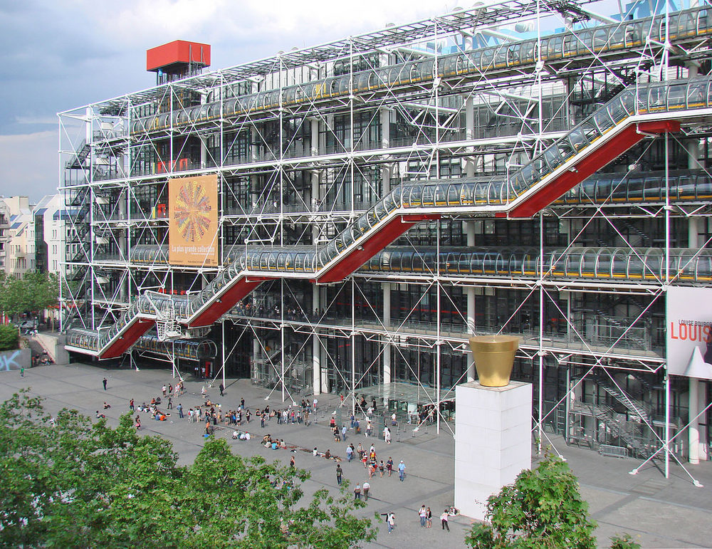 Famous Architects in the World - Renzo Piano - Centre Georges Pompidou, Paris