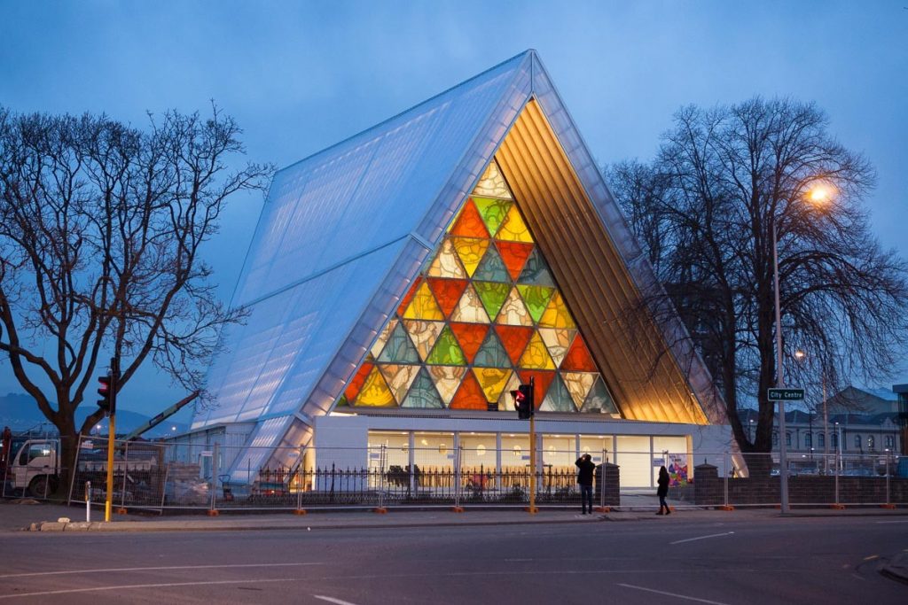 Shigeru Ban - Cardboard Cathedral, New Zealand