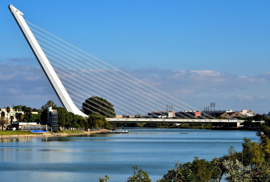 Santiago calatrava_Alamillo bridge, Spain