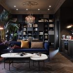 50 Brilliant House Interior Design Projects for your inspiration - Behence Black Apt - Sheet4