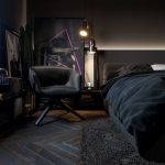50 Brilliant House Interior Design Projects for your inspiration - Behence Black Apt - Sheet6