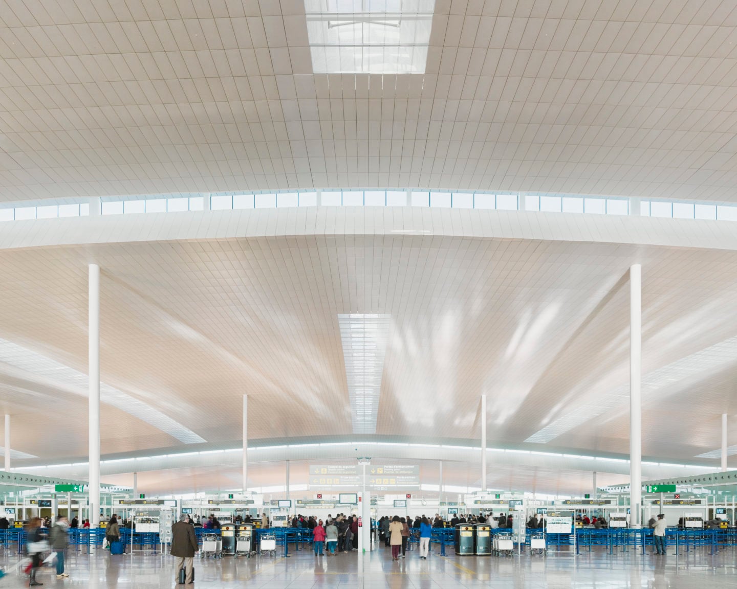 Terminal 1 at Barcelona Airport, Spain