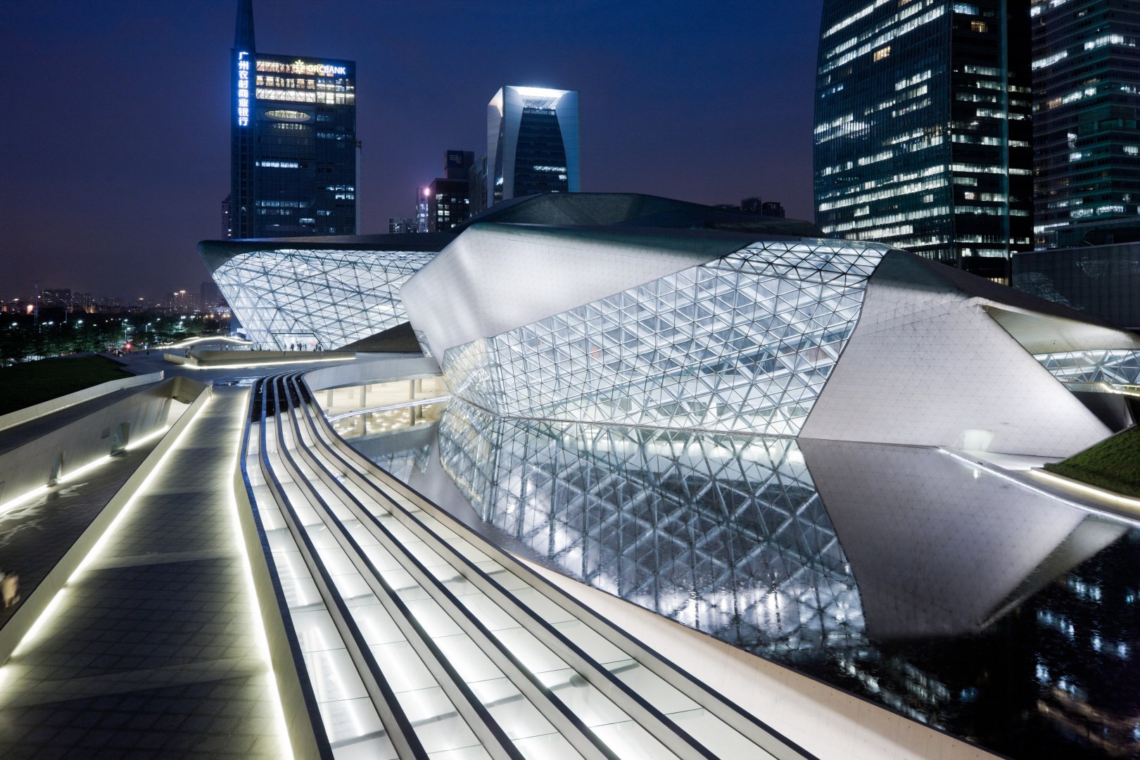 30 Projects That Define Zaha Hadid’s Style - Guangzhou Opera House, China