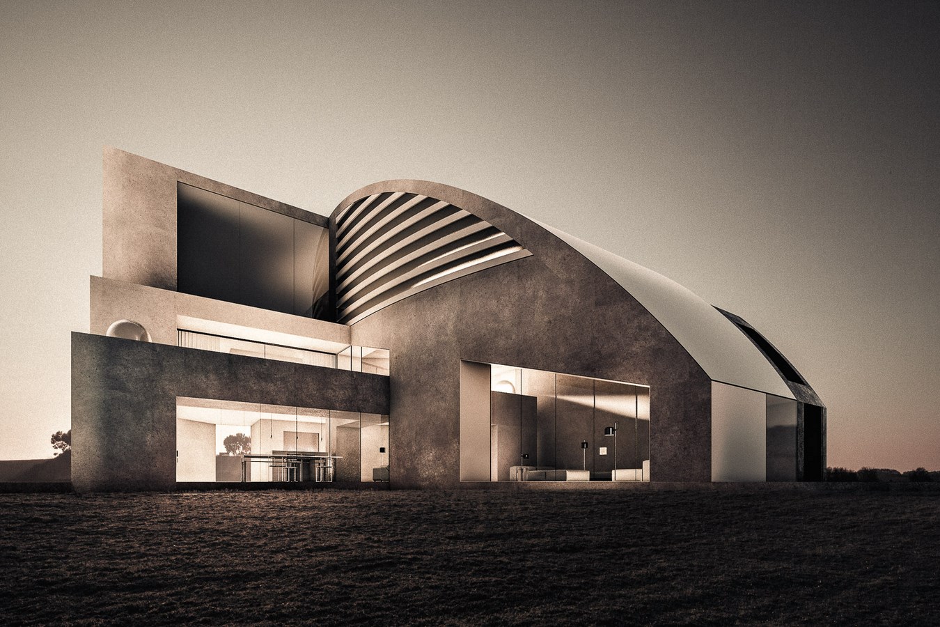 10 Projects of Antonino Cardillo every Architect must visit! - Purple House - Sheet1