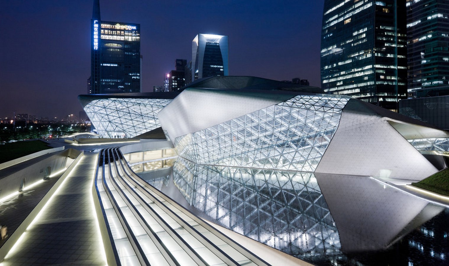 100 Best Architecture Projects of the 21st Century - Guangzhou Opera House, Guangdong, China designed by Zaha Hadid