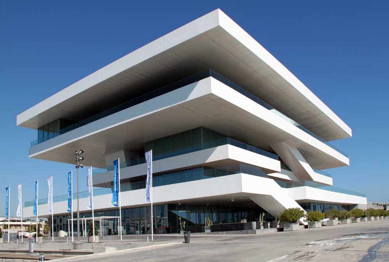 15 Projects By David Chipperfield Every Architect Must Visit! - AMERICA’S CUP BUILDING, SPAIN