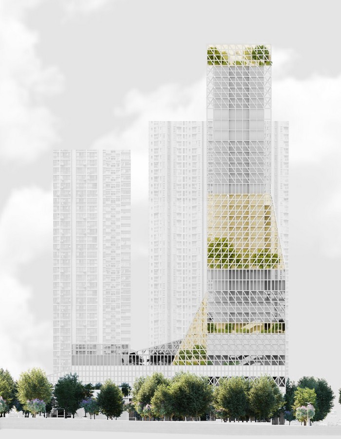 Futian Civic Culture Center By Mecanoo - Sheet3