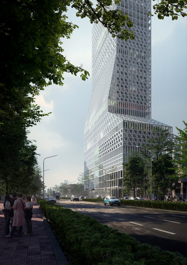 Futian Civic Culture Center By Mecanoo - Sheet10