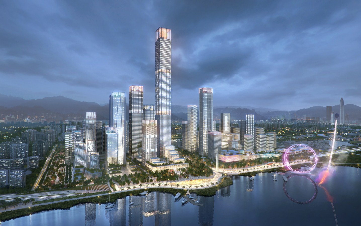 Shenzhen Bay Headquarters City by Henning Larsen - Sheet2