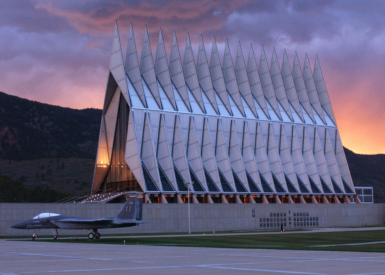The Evolution of Spiritual Architecture in the last 60 Years - USAFA CADET CHAPEL, USA - Sheet1