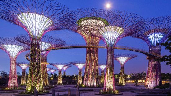 The surreal ‘Gardens By the Bay’ project - source Rem Koolhaas – Singapore Songlines, 1995