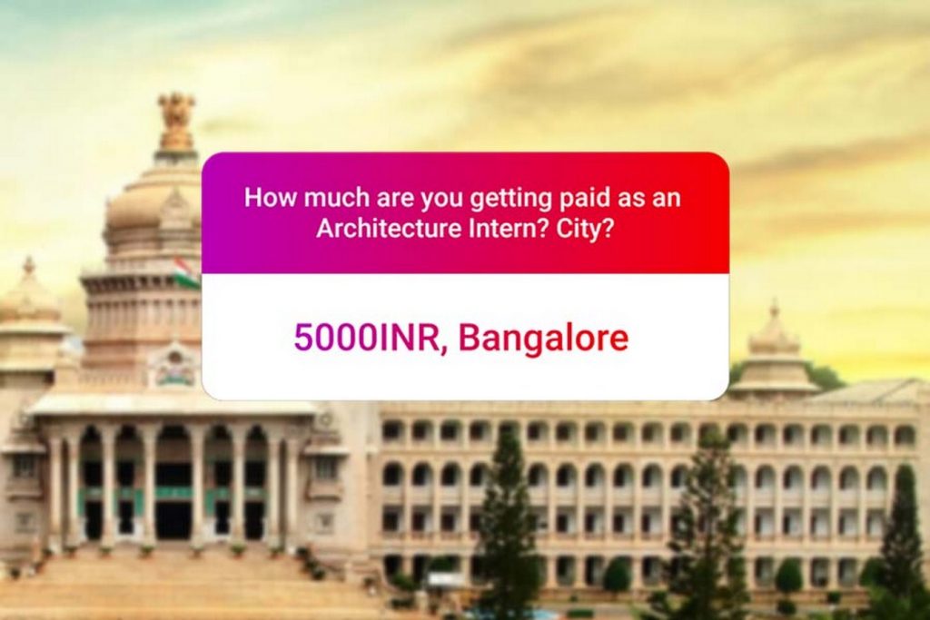 We asked how much Architecture interns get paid in India.. and the results are SAD and HILARIOUS at the same time - Bangalore
