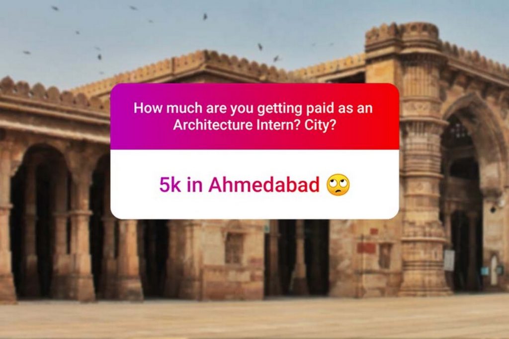 We asked how much Architecture interns get paid in India.. and the results are SAD and HILARIOUS at the same time - Ahmedabad