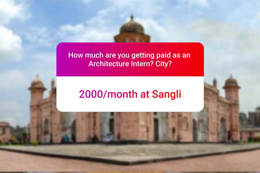 We asked how much Architecture interns get paid in India.. and the results are SAD and HILARIOUS at the same time - Sangali