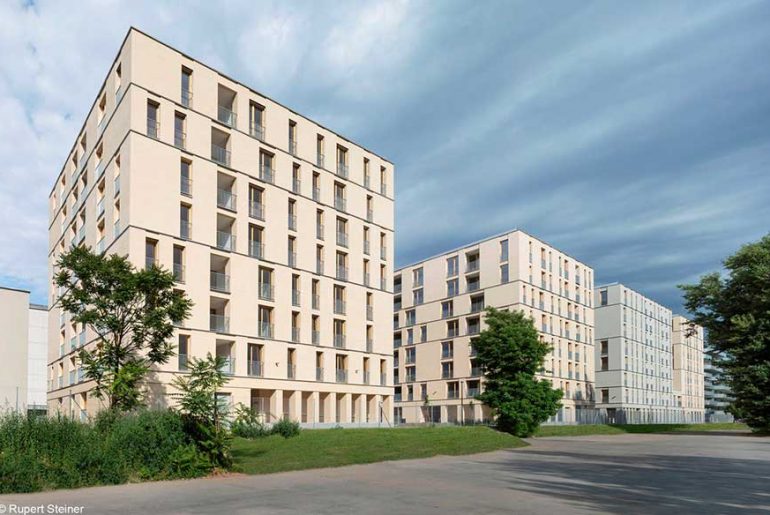 Residential Complex Vorgartenstrasse 98-106 by BEHF Architects