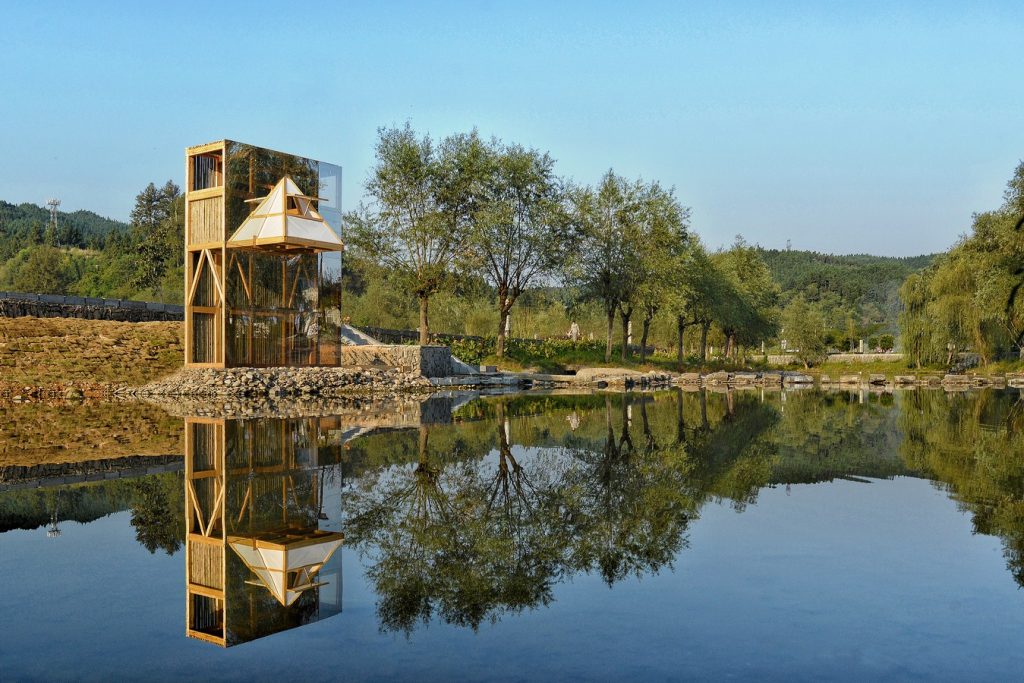 Mirrored Sight Shelter By One Take Architects - Sheet9