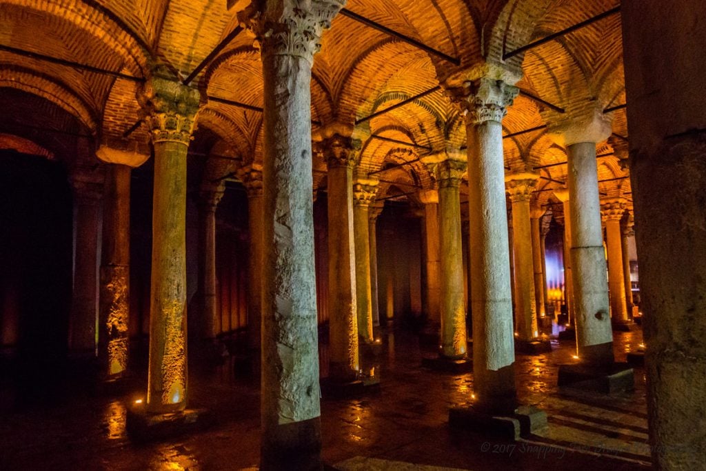 15 PLACES IN INSTANBUL- BASILICA CISTERN - Sheet3