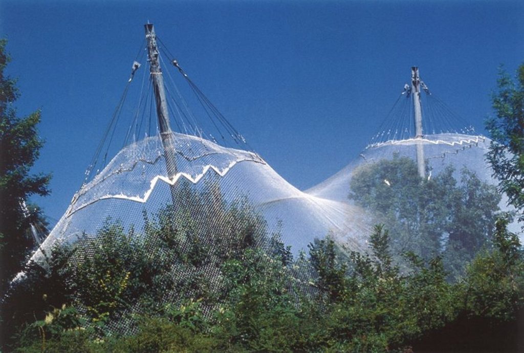 Aviary, Hellabrunn by Frei Otto - 2