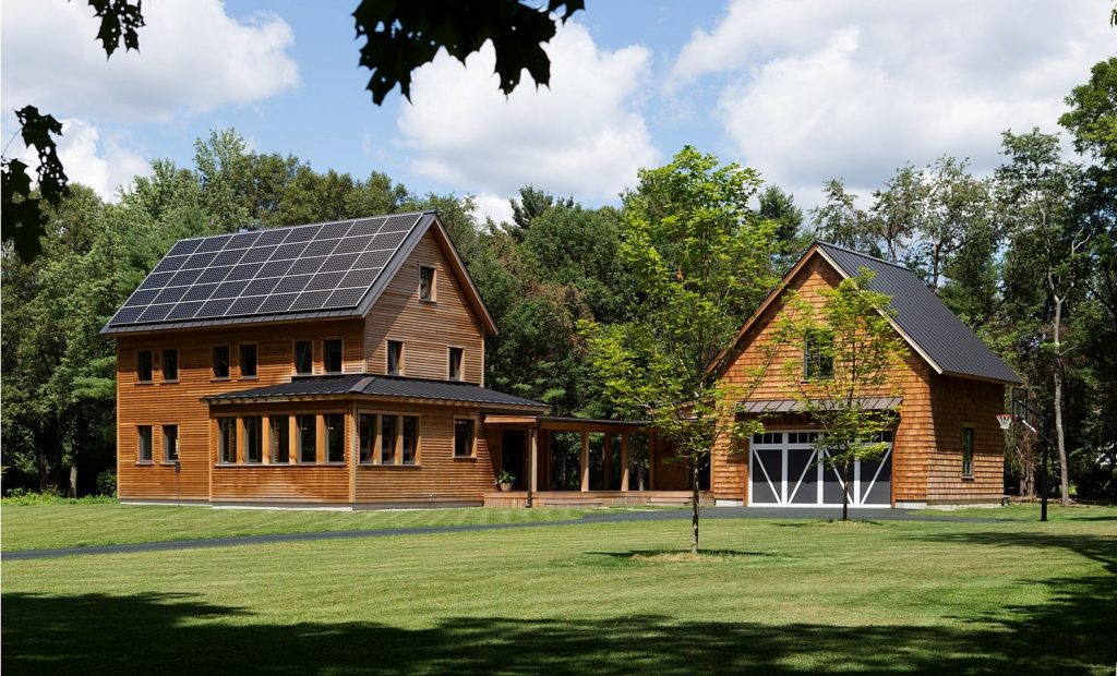 Lincoln net positive farmhouse, Zero energy design