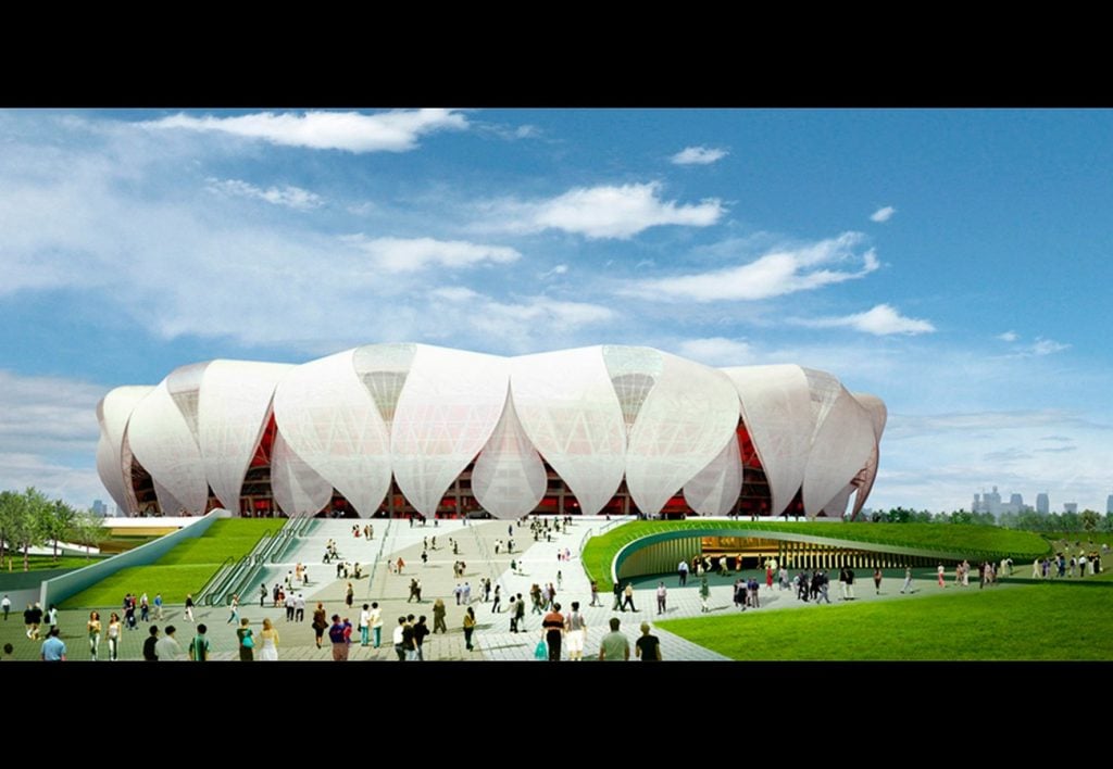 Hangzhou Olympics Sports center by NBBJ