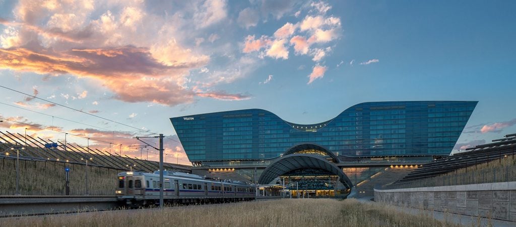 Denver International Airport- Hotel. Photo Courtesy: HNTB Architects