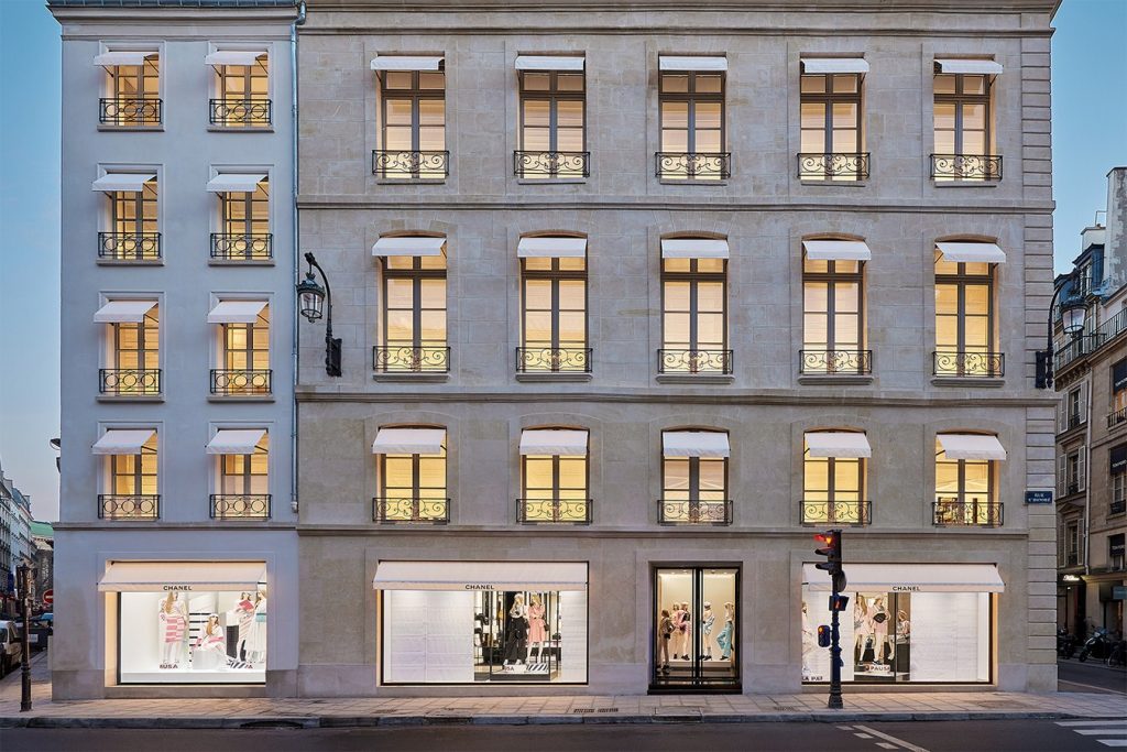 Top Architecture Firms in New York: Chanel 19 Rue Cambon by Peter Marino Architects