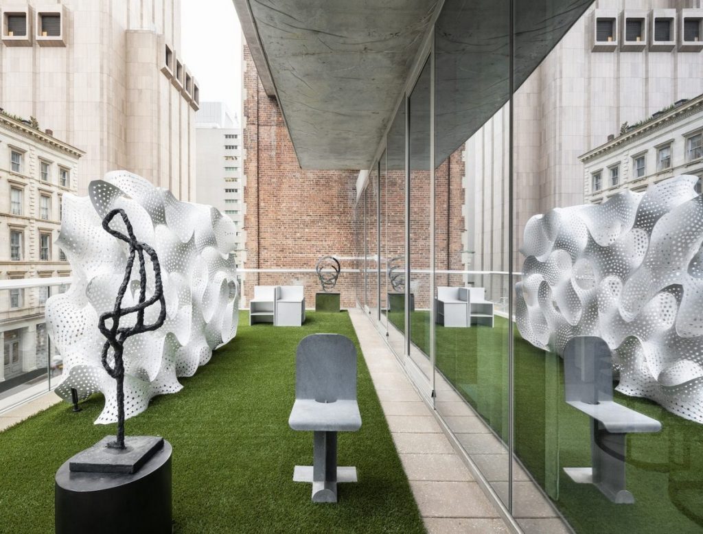 Top Architecture Firms in New York: Indoor Outdoor Sculpture Garden by Shelton Mindel & Associates