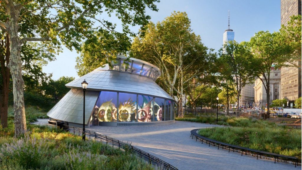 Sea glass Carousel by WXY Studio