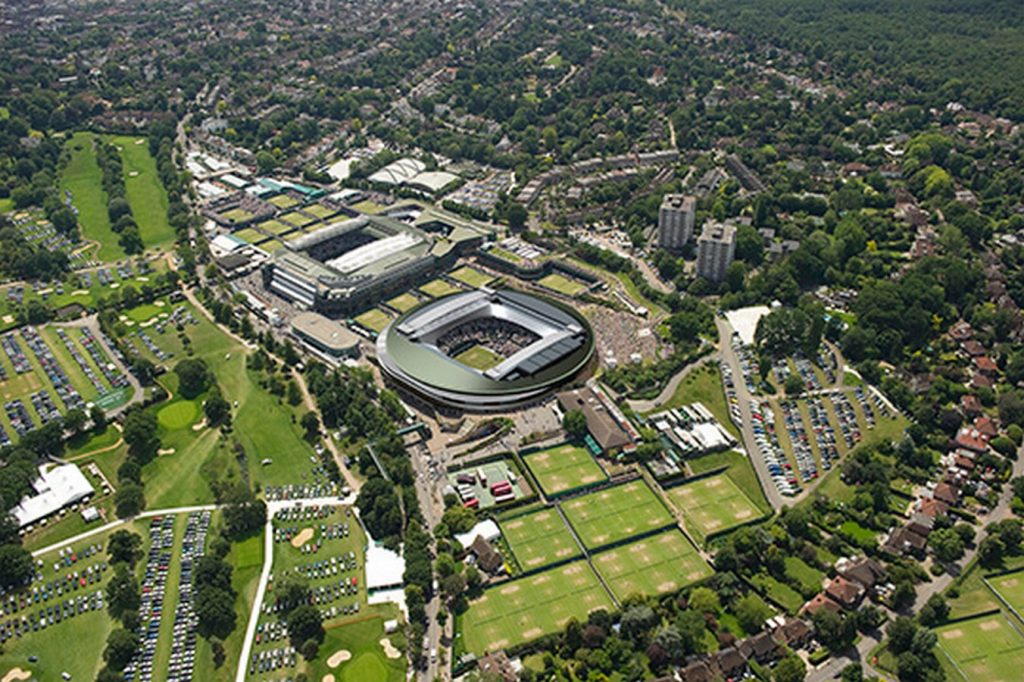 Wimbledon court by Grimshaw