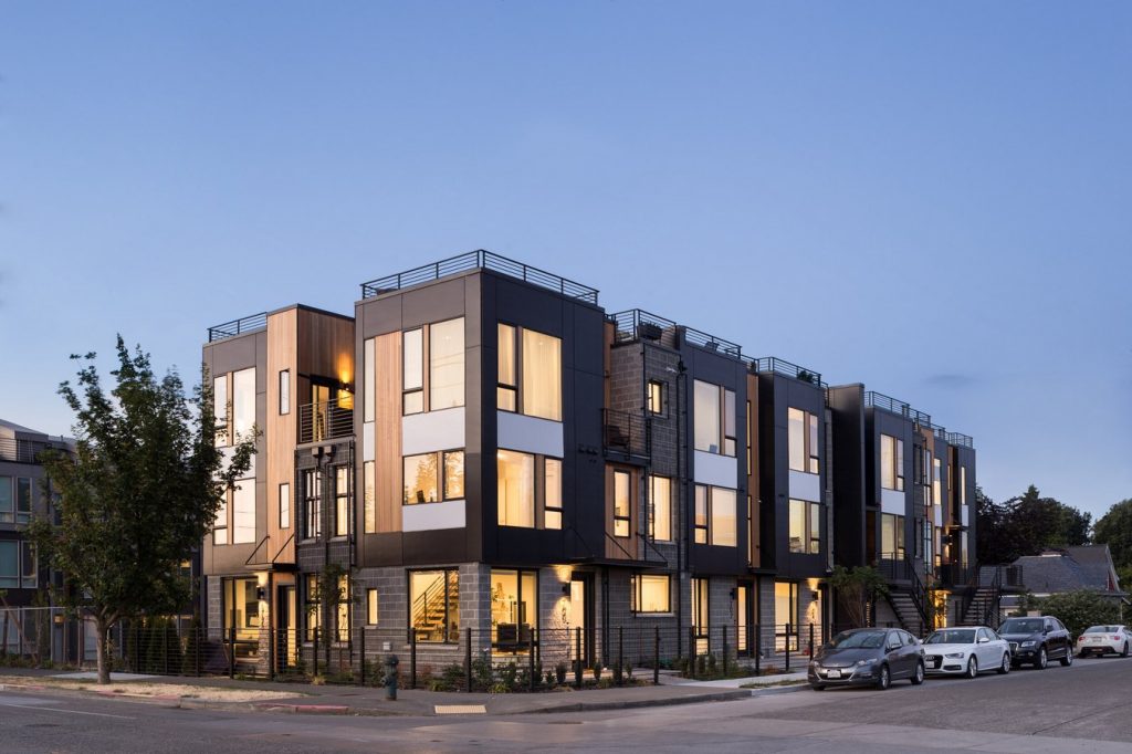 Architects in Seattle | Top Architecture Firms in Seattle - Corson Rowhouses by B9