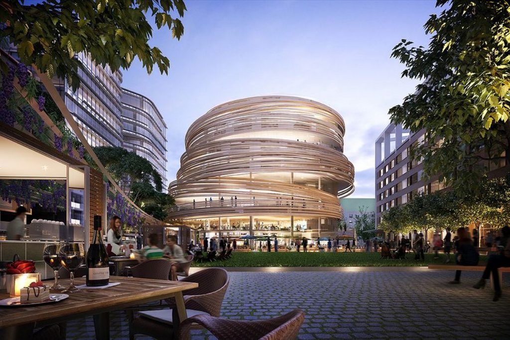 The exchange by Kengo Kuma & Associates