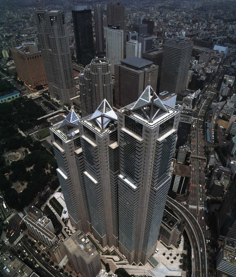 Shinjuku Park tower by Tange Associates