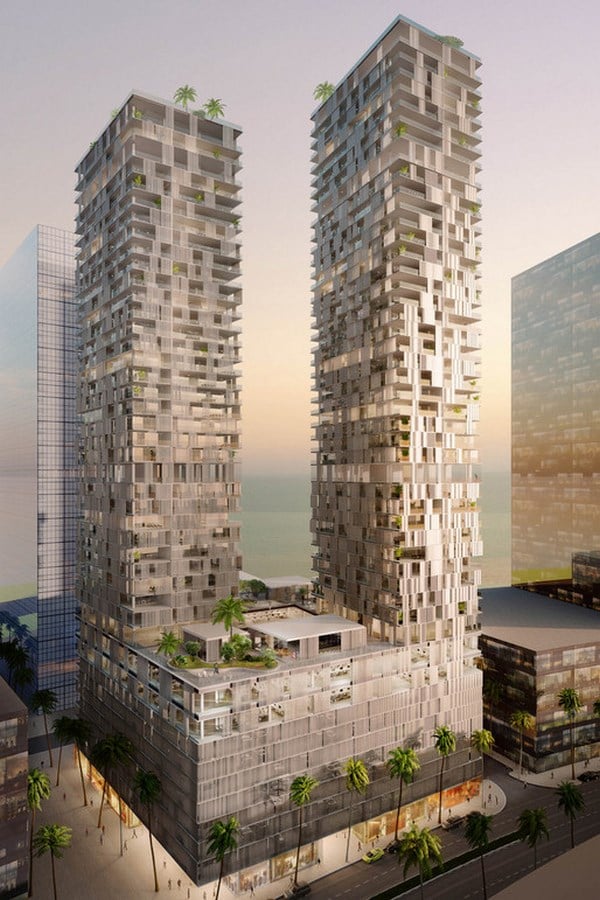 Bahrain Bay tower by WAA