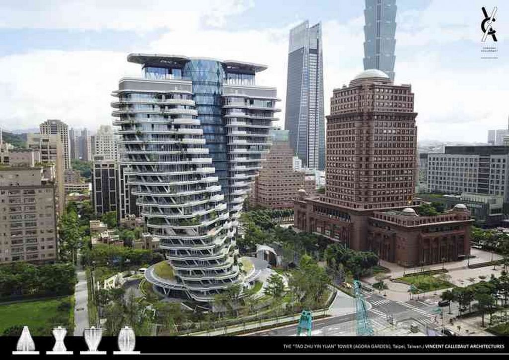 Tao Zhu Yin Yuan, Taiwan by Vincent Callebaut Architecture