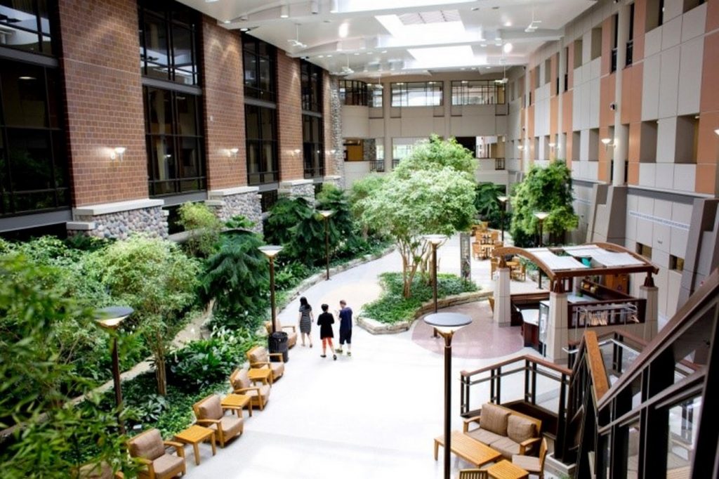 The atrium of the Henry Ford West Bloomfield Hospital outside Detroit.Credit...Laura McDermott for The New York Times nytimes.com