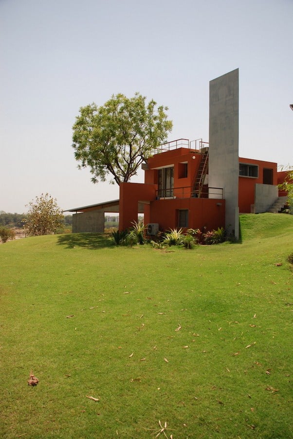 the Koba house sabarmati indigo architects ahmedabad
