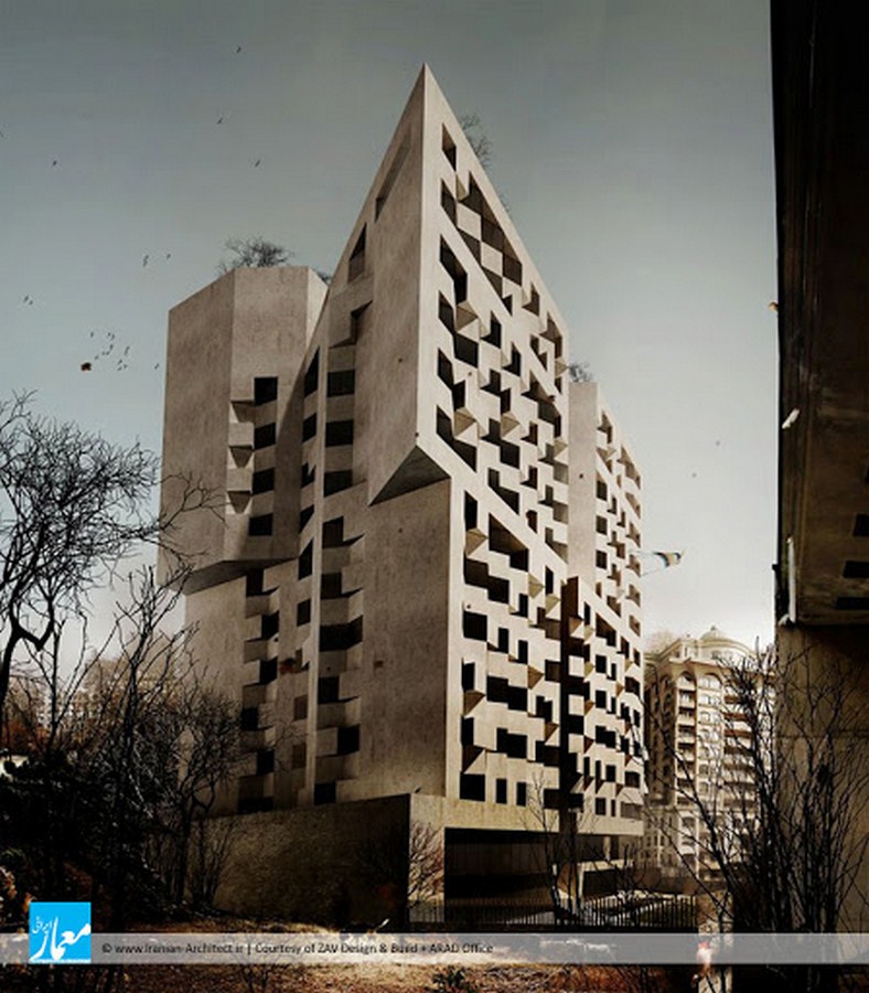 SHAR Residential complex by ZAV Architects
