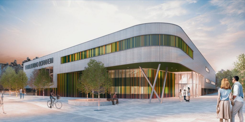Top Architecture Firms in Stuttgart - Familienbad Bornheim by 4a Architects.
